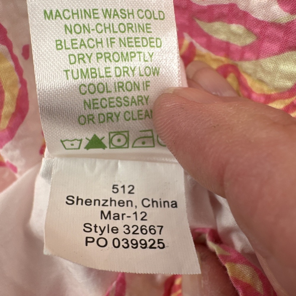 Lilly Pulitzer Tinsley Resort White Conched Out Halter Dress Resort Cruise SZ 6 - Picture 9 of 16